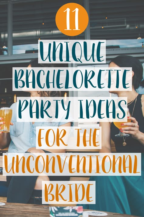 Low Key Bachelorette Party Ideas, Low Key Bachelorette, Low Key Bachelorette Party, Unique Bachelorette Party Ideas, Bachelorette Party Unique, Wedding Budgeting, Unique Bachelorette Party, Bachelorette Diy, Bachelor Party Ideas