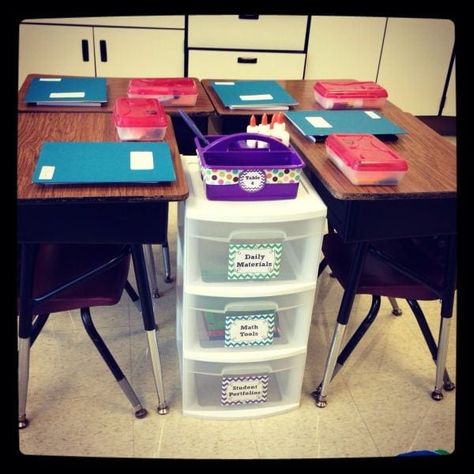 Student Storage Rolling Cart1 Desk Arrangement, Classroom Arrangement, Aa School, Classroom Desk, Teaching Organization, Classroom Tour, Classroom Seating, Classroom Layout, 5th Grade Classroom