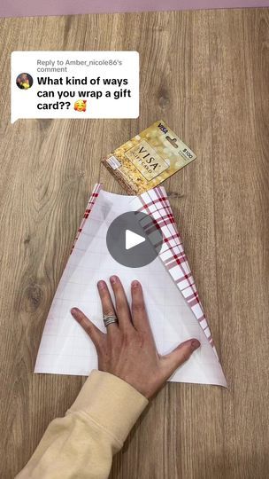 265K views · 6.6K reactions | Fun way to wrap a gift card 🎀 | Bee And Blooms | Audiosphere · Fun All Day Gift Wrap Envelope Diy, Gift Card Packing Ideas, How To Wrap A Gift Card For Birthday, Gift Wrap Gift Cards, Wrapping Tickets As A Gift, How To Wrap A Gift Card Creatively, Funny Ways To Wrap Gift Cards, Funny Gift Card Wrapping Ideas, Wrap A Gift Card