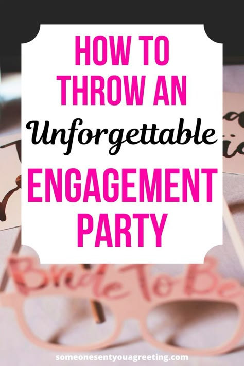 Use these engagement party ideas to throw an amazing engagement party for the happy couple. These ideas will help you get every part just right Open House Engagement Party, Surprise Engagement Party Decorations, Engagement Party Must Haves, Engagement Party Diy Decorations, Engagement Party Venue Ideas, Fun Engagement Party Ideas, Surprise Engagement Party Ideas, Engagement Party Themes Ideas, Engagement Party Planning Checklist