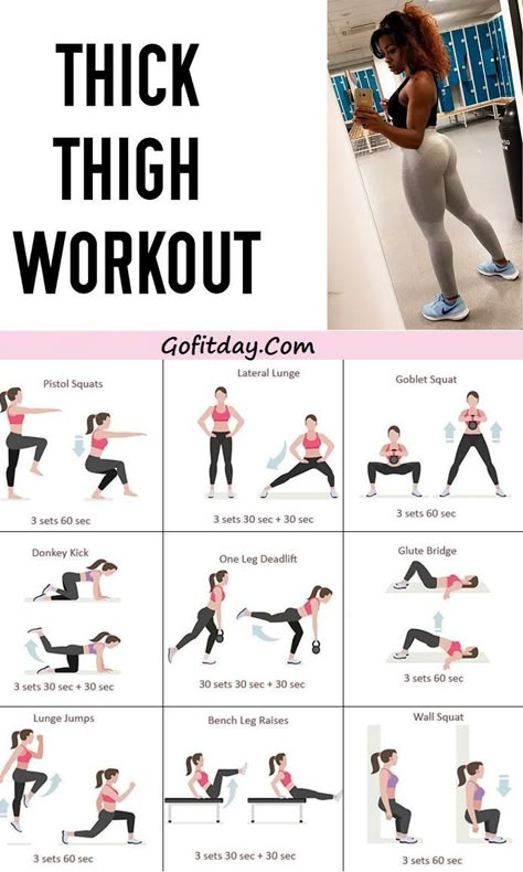 Workout To Get Bigger Hips, Hip Gain Workout, Workouts For Bigger Quads, At Home Bigger Thigh Workout, Perfect Thigh Size, Heel Kicks Exercise, Get Thunder Thigh Workout, How To Make Ur Hips Wider, Waist And Thigh Workout