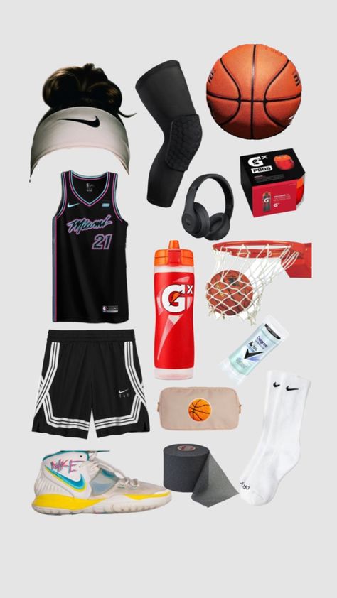 Basketball Outfit Girl, Basketball Outfit For Women Practice, Basketball Outfit For Women, Basketball Game Outfit Women, Basketball Essentials, Basketball Drip, Basketball Fits, Outfit Basketball, Basketball Outfits