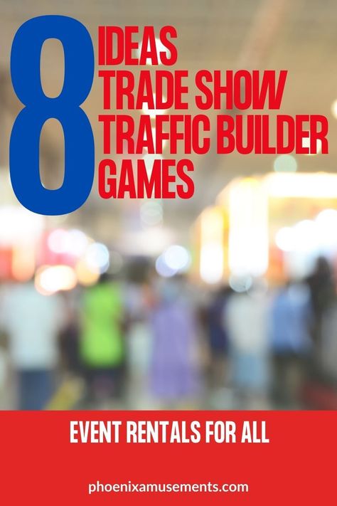 Construction Trade Show Booth Ideas, Fun Booth Ideas, Convention Booth Games, Vendor Booth Game Ideas, Expo Ideas Booth, Trade Show Games Ideas, Interactive Trade Show Booth, Trade Show Booth Ideas Display, Job Fair Booth Ideas Business