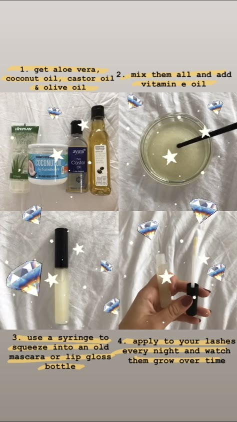 How To Make Diy Lash Serum, How To Make Your Lashes Grow Diy, Things To Make Your Lashes Grow, Tips To Grow Lashes, How To Make Eyelash Serum Without Castor Oil, Growth Serum For Eyelashes, What To Use To Make Your Eyelashes Grow, Healthy Eyelash Tips, Diy Lashes Serum