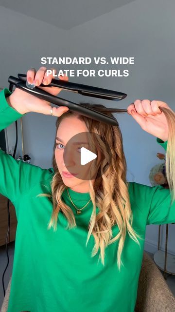 Curl Bangs With Straightener, How To Curl Hair With Wide Flat Iron, Curling Hair With Flat Iron Video, Easy Hair Curling With Straightener, Curling Hair Hairstyles Ideas, How Do I Curl My Hair With A Flat Iron, Hair Straightener Curls Tutorials, Wide Flat Iron Curls, Ways To Curl With A Straightener