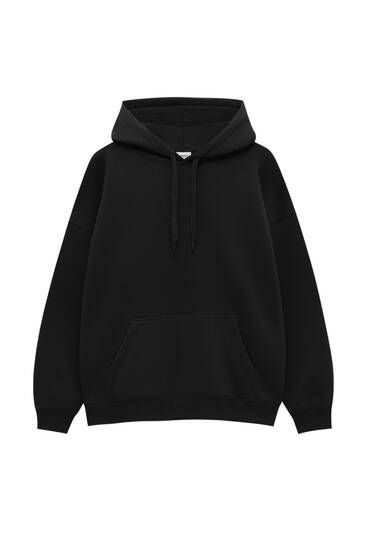 Pull And Bear Sweatshirt, Pull & Bear, Drawstring Hoodie, Oversized Sweatshirt, Oversize Hoodie, Pocket Pouch, Pouch, Sweatshirts, Long Sleeve