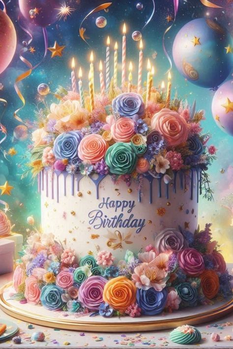 Happybirthday Happy Birthday, Happy Birthday Flower Cake, Happy Birthday Wishes Pics, Happy Birthday Flowers Wishes, Happy Birthday Wishes Messages, Birthday Wishes Pics, Happy Birthday Cake Pictures, Birthday Wishes Greetings, Birthday Wishes Flowers