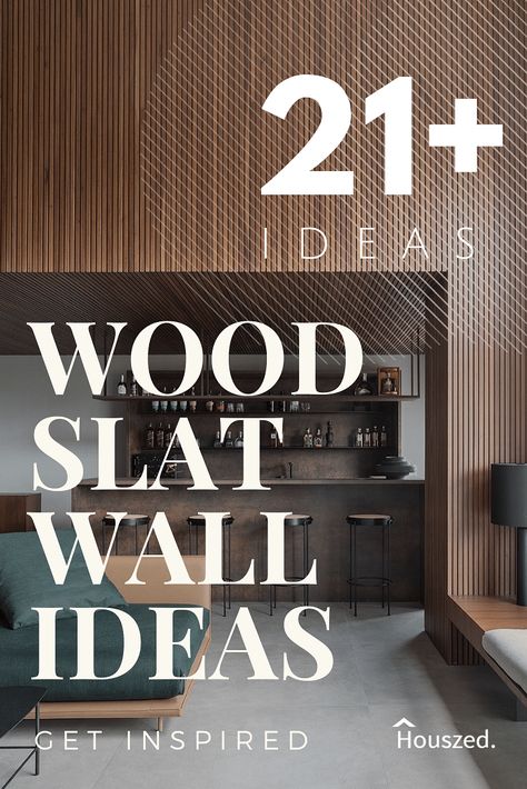 Get inspired with these wood slat wall ideas...our images will help take your design ideas to the next level. Trust Houszed... #woodslatwallideas #woodslatwalldecor #woodslatwalldesigns #woodslataccentwall #woodslatwalls #woodslatwallsinterior #slattedwoodwallpanels #woodslatwallslivingroom Wood Slats Wall, Wood Design Wall, Vertical Slats Wall, Slats Wall, Slat Wall Ideas, Panel Wood Wall, Wall Panel Wood, Slat Walls, Wood Feature Wall