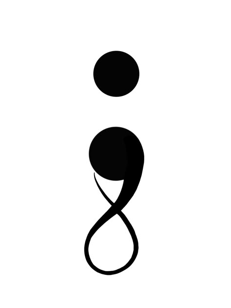 Semicolon Infiniti tattoo I designed this one to commemorate my two lost loved ones and to remind myself that at the end of each end there’s a new beginning, even if that beginning is eternity. Lost Soul Tattoo Ideas, Infinity And Semicolon Tattoo, Self Actualization Tattoo, Dainty Tattoos For Lost Loved Ones, Lost A Loved One Tattoo, Lost Love Tattoos For Women, Eternity Tattoo Ideas, Tattoo Ideas For Lost Loved Ones, Tattoo Ideas For A Lost Loved One