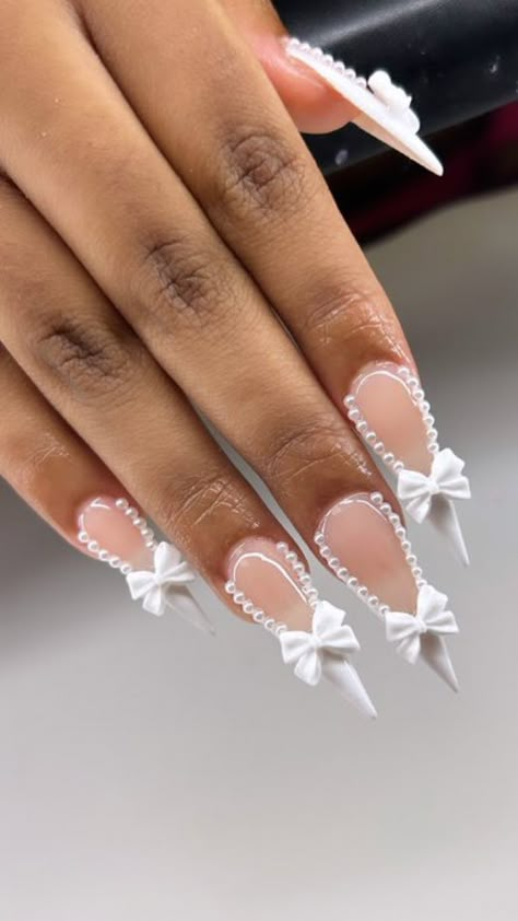 Stilleto Nails Designs, Milky Nails, Glamour Nails, Colored Acrylic Nails, Girly Acrylic Nails, Short Square Acrylic Nails, Dope Nail Designs, Acrylic Nails Coffin Pink, Pearl Nails