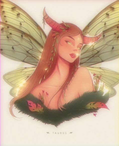 🌷🧚🏻‍♀️✨ Taurus Fairy Tattoo, Taurus Art Goddesses, Things About Taurus, Taurus Woman Art, Zodiac Fairies, Taurus Fairy, Taurus Drawing, Bff Tattoo Ideas, Taurus Art