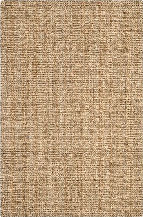 Amazon.com: SAFAVIEH Natural Fiber Collection Accent Rug - 4' x 6', Natural, Handmade Farmhouse Jute, Ideal for High Traffic Areas in Entryway, Living Room, Bedroom (NF747A) : Home & Kitchen Natural Fiber Carpets, Jute Rug Runner, Handmade Farmhouse, Jute Carpet, Entryway Living Room, Rug Size Guide, Jute Area Rugs, Natural Fiber Rugs, Outdoor Curtains