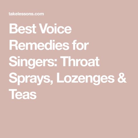 Throat Lozenges, Sore Throat Tea, Throat Remedies, Throat Spray, Sore Throat, Best Tea, Hair Health, Your Voice, Best Products