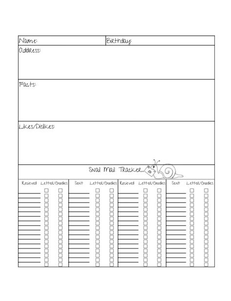 Penpal Tracker Printable, Free Printable Pen Pal Tracker, Free Penpal Printables, Penpal Tracker, Penpal Printables, Pen Pal Tracker, Penpals Letters, Snail Mail Printables, Penpal With Me