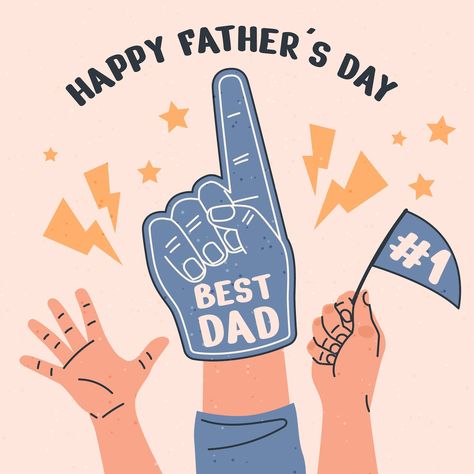 Fathers Day Jokes, Father's Day Illustration, Happy Fathers Day Cards, Kids Food Crafts, Easy Fathers Day Craft, Mommy Dearest, Valentines Wallpaper, Dad Day, Hand Drawn Illustration