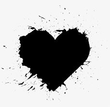 Black Heart Overlay, Black And White Heart Tattoo, Black Heart Png, Faith Hope Love Tattoo, Paint Splash Background, Floral Hair Wreath, Splash Background, Splash Effect, Heart Overlay