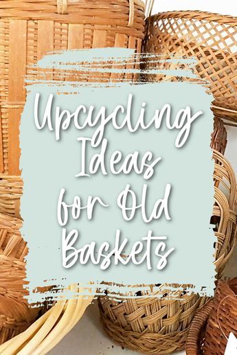 The thrift store is a never-ending source of amazing baskets...but sometimes, they just need a refresh. Or an amazing new purpose and lease on life! These upcycling ideas will give you all the inspiration you need to make over an interesting basket you thrifted so that it will look fabulous in your home! Baskets For Decorating, Upcycle Baskets Ideas, Decorating With Thrift Store Finds, Egg Basket Decor Ideas, What To Put In Baskets For Decor, Repurposed Baskets, Basket Crafts Ideas, Basket Repurpose Ideas, Basket Makeover Diy