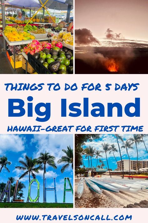 Things to do on Big Island for 5 days in Hawaii, great for first time! Big Island Hawaii Things To Do Kids, Hawaii Big Island Things To Do, Big Island Hawaii Things To Do, Hawaii In October, Big Island Itinerary, Hawaii Scrapbook, Hawaii Ideas, Hawaiian Honeymoon, Big Island Travel