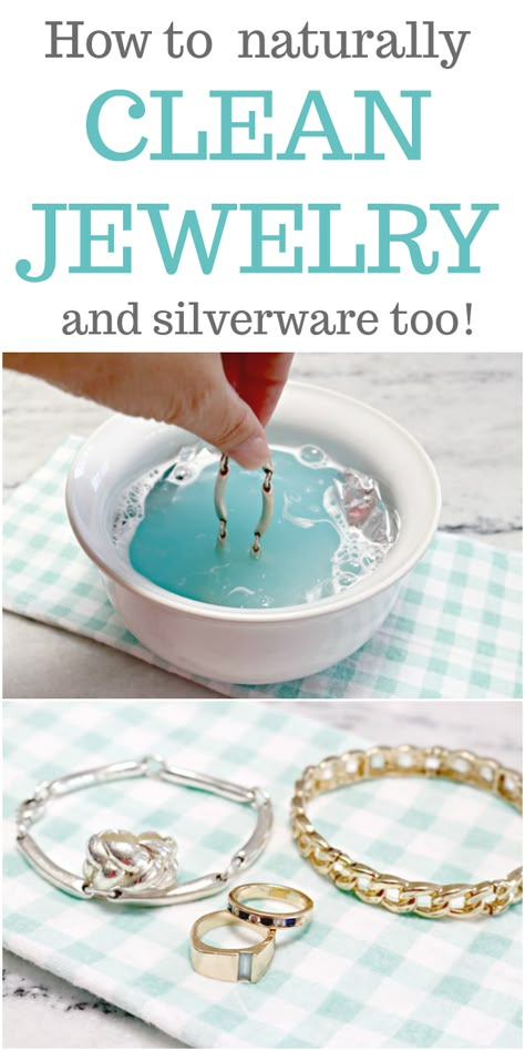 💍Natural Shine: Clean Jewelry & Silverware the Green Way!🍴 Cleaning Silver, Clean Jewelry, How To Clean Silver, Glass Cooktop, Homemade Cleaners, Cleaning Stuff, Astuces Diy, Cleaning Silver Jewelry, Deep Cleaning Tips