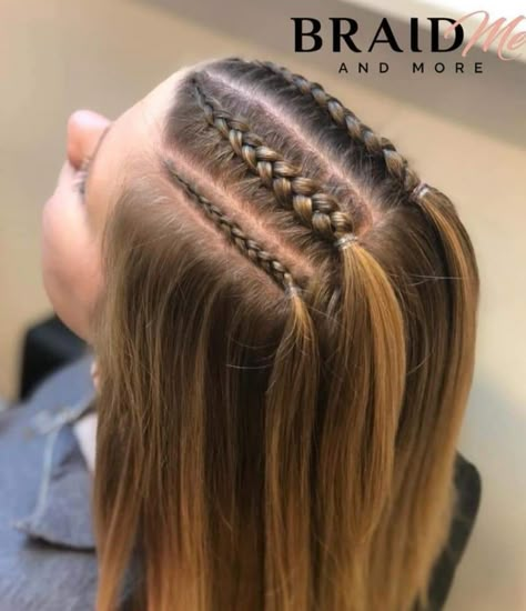 Pletenice Za Kosu, Guest Hairstyles, Female Hairstyles, Hair Tattoo, Wedding Guest Hairstyles, Hair Tattoos, Hair Braid, Lany, Bobby Pins