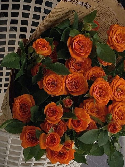 Orange Bouquets, Symbol Of Love, Flowers Bouquet Gift, Nothing But Flowers, Colorful Bouquet, Favorite Flower, Summer Rain, Bouquet Arrangements, Orange Aesthetic