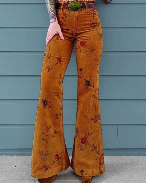 Bell-Bottom Pants Step back into the groovy '70s with our handmade bell-bottom pants! Made from sustainable fabric, these high-waist, slim-fit pants flare out just right at the knee, offering that perfect balance of retro and modern. Available in your choice of patterns and colors. EthicalFashion, #HippieStyle, #SustainableFashion, #BohoChic, #FashionForACause, #ConsciousFashion, #HandmadeWithLove, #FashionRevolution, #EcoFriendlyFashion, #SlowFashion, #VintageVibes, #FashionInspo, #WardrobeG...