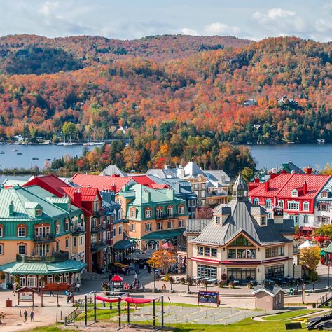 Mont Tremblant Fall, Mont Tremblant Summer, Foreign Places, Montreal Vacation, Lake Vacations, Time Well Spent, Canada Quebec, Mont Tremblant, Nature Places