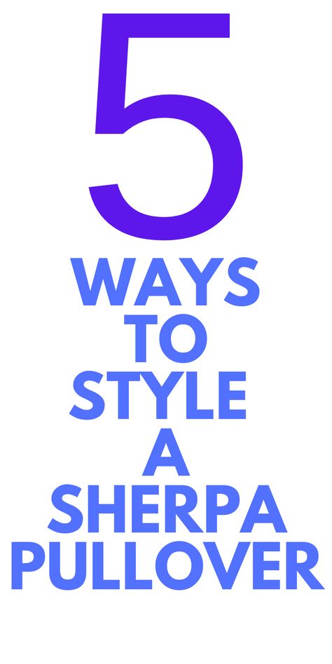 5 WAYS to Style a Sherpa Pullover - Looking for ways to style a pullover? Here is a sherpa pullover for you to wear. This is how you can change the look of a pullover 5 ways. Fuzzy Pullover Outfit, Sherpa Pullover Outfit, Fleece Pullover Outfit, Rock Style Fashion, Pullovers Outfit, Fuzzy Pullover, Pullover Outfit, Outfits For Spring, Sherpa Pullover