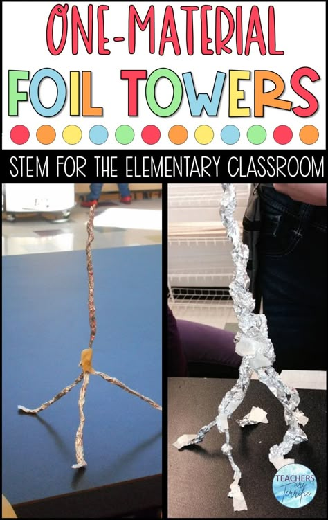 Can't Miss Easy STEM Challenges - Teachers are Terrific No Prep Stem Activities Elementary, Stem Challenges Middle School, Low Prep Stem Challenges, Easy Stem Activities Elementary, Easy Stem Challenges, Easy Stem Projects, Creative Classroom Decor, Elementary Stem Activities, Easy Stem