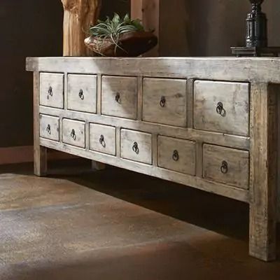 COME AS YOU ARE | Shop Sales Events Antique Farmhouse Rustic Sideboard Buffet, Rustic Credenza, Reclaimed Wood Sideboard, House Objects, Rustic Dresser, Rustic Sideboard, Display Coffee Table, Wood Drawer, Pine Furniture