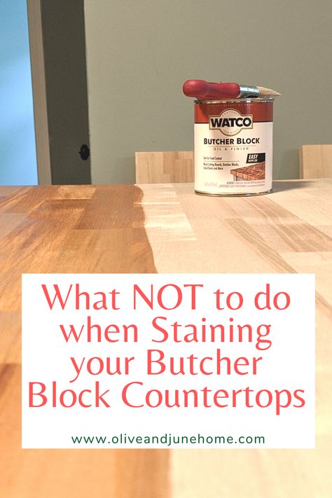 Butcher Block Polyurethane, How To Finish A Butcher Block Countertop, Can You Stain Butcher Block Countertops, How To Refinish Butcher Block Countertops, Finish Butcher Block Countertops, Butcher Block Countertops Durability, Making A Butcher Block Counter Top, Redo Butcher Block Countertops, Making Butcher Block Countertops