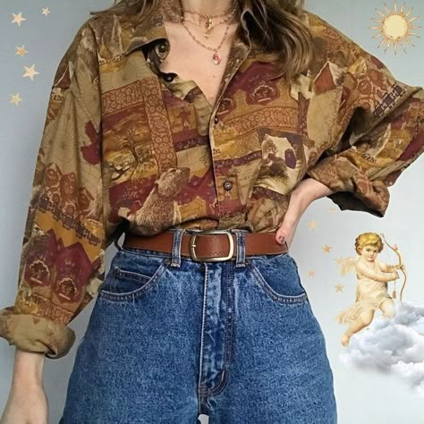 L o r e e e h h Vintage Outfits 90s Retro, Stil Rock, Thrift Flip Clothes, Thrift Store Outfits, Vintage Outfits 90s, 90s Inspired Outfits, Estilo Indie, 90s Fashion Grunge, Stranger Things Dr