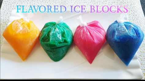 DIY ICE POPS South African Street Food, African Street Food, Diy Ice Pops, Ice Lolly Recipes, Flavored Ice, Treats For Kids, Ice Lollies, Flavor Ice, Ice Blocks