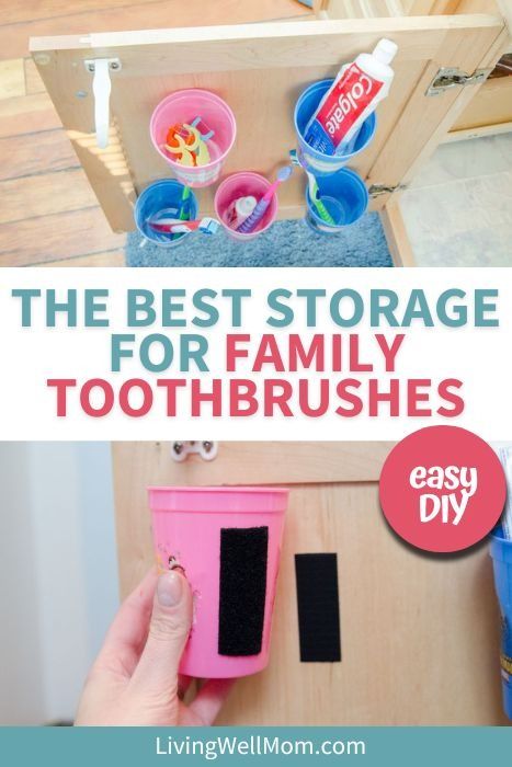 This toothpaste organizer is one of the best toothbrush storage ideas you’ll find - and not just for kids. It takes minutes to set up and will save time and hassle each morning. No more lost cups and mixed-up toothbrushes - this DIY toothbrush holder solves it all. Kids Toothbrush Organization, Preteen Bathroom Ideas, Toothbrush Storage Ideas, Diy Towel Holder, Kids Toothbrush Holder, Log Home Bathrooms, Bathroom Toothbrush Organization, Bathroom Toothbrush Storage, Diy Toothbrush Holder