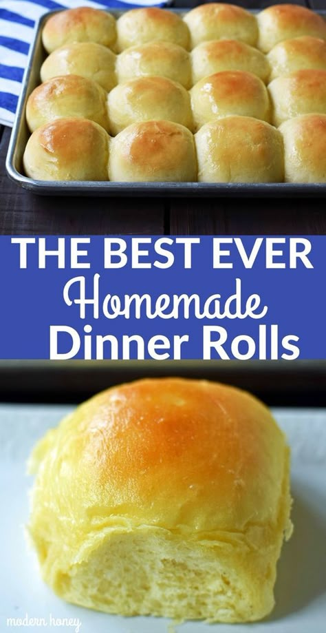 Best Homemade Dinner Rolls, Microwave Bread, Homemade Buns, Homemade Rolls, Homemade Dinner Rolls, Dinner Rolls Recipe, Yeast Rolls, Homemade Dinner, Monkey Bread