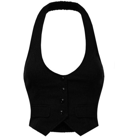 FPT Womens Stretchy Cropped Halter Vest ($25) ❤ liked on Polyvore featuring outerwear, vests, vest, jackets, tops, crop vest and vest waistcoat Women Waistcoat, Halter Vest, Black Waistcoat, Crop Vest, Vest Waistcoat, Cropped Vest, Business Work, Black Vest, Vest Outfits