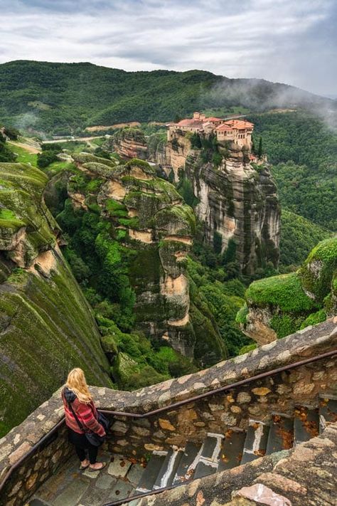 Meteora Monasteries of Greece - Magic Monoliths in Photos | The Planet D Greece Tourism, Grecia Santorini, Meteora Greece, Greece Trip, Greece Vacation, Voyage Europe, Visiting Greece, Travel Greece, Destination Voyage