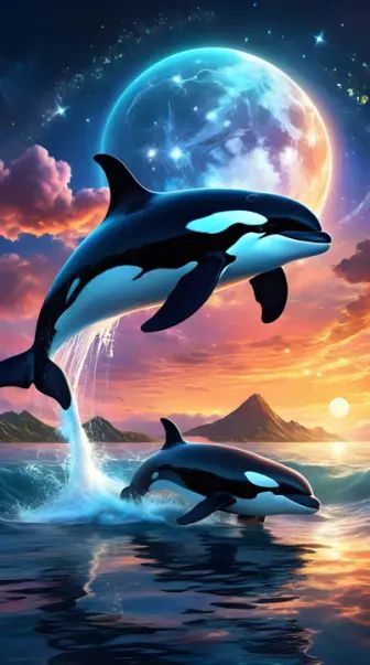 Orca Whales Aesthetic, Mountain Breakfast, Ocean Animal Art, Hotel Mountain, Whale Pictures, Dolphin Images, Free Willy, Dog Pop Art, Beautiful Ocean Pictures