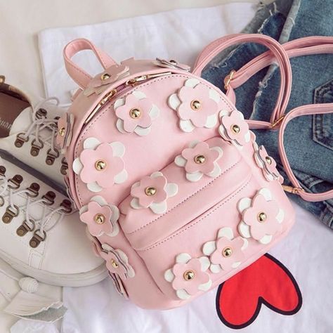 Kawaii Handbags, Girly Backpacks, Monkey Bag, Travel Woman, Cute Mini Backpacks, Sweet Flowers, Bag Cartoon, Mini Backpacks, Bags For Teens