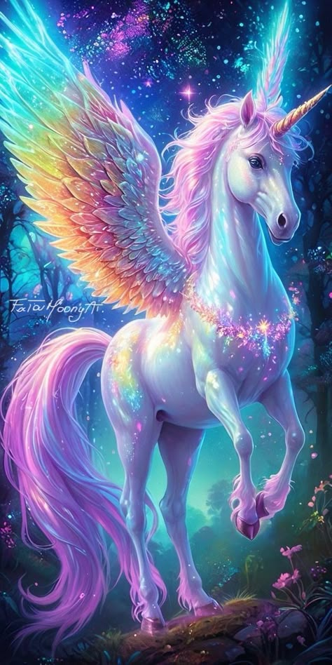 Mythical Characters, Unicorn Wallpaper Cute, Unicorn Artwork, Unicorn Images, Majestic Unicorn, Unicorn And Fairies, Pegasus Unicorn, Mythical Creatures Fantasy, Unicorn Pictures