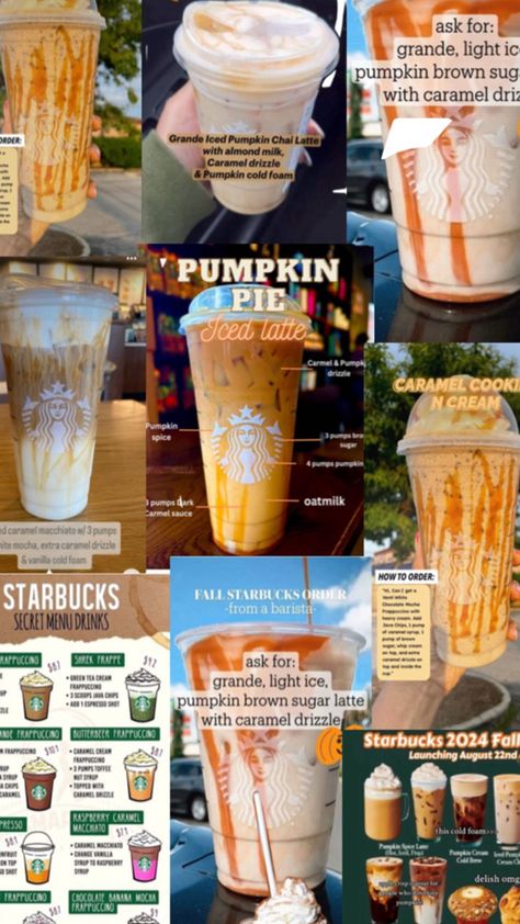 Pumpkin Chai, Foam Pumpkins, Caramel Macchiato, Secret Menu, Chai Latte, Iced Latte, Pumpkin Cream, Starbucks Drinks, Almond Milk