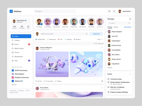 Chat Dashboard, Ui Ux Trends, Social App Design, App Development Design, Ux Trends, Ui Design Dashboard, App Design Layout, Ui Ux Inspiration, Ux Inspiration