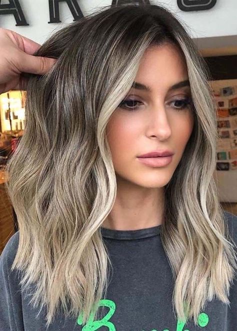 Balayage Shadow Root, Blonde Hair Colour Shades, Babylights Hair, Blonde Shades, Blond Balayage, Shadow Root, Haircut Styles, Hair Color Shades, Blonde Hair Shades