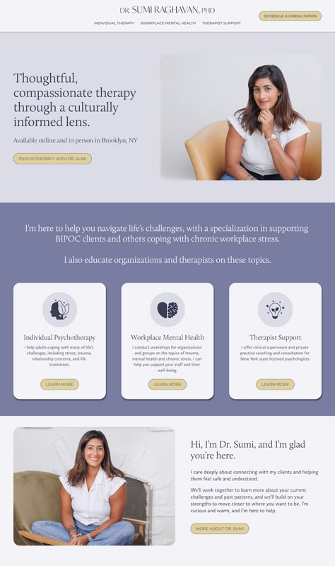 14 Essential Elements of A Therapy Website | Rebecca Eisner Therapy Website Design, Therapy Website, Hipaa Compliance, Website Design Inspiration Layout, Coach Website, Squarespace Design, Website Header, Creative Web Design, Create A Website