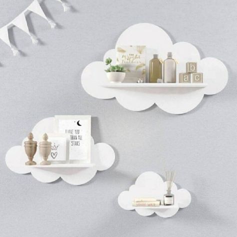 Cloud Nursery Theme, Cloud Shelves, Cloud Bedroom, Cloud Shelf, Kids Room Shelves, Handmade Shelf, Cloud Nursery Decor, Kids Room Accessories, Cloud Theme