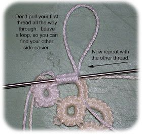 Needle Tatting Tutorial, Tatting Patterns Free, Needle Tatting Patterns, Tatting Tutorial, Tatting Jewelry, Needle Tatting, Crochet Bookmarks, Embroidery Flowers Pattern, Second Hand Stores