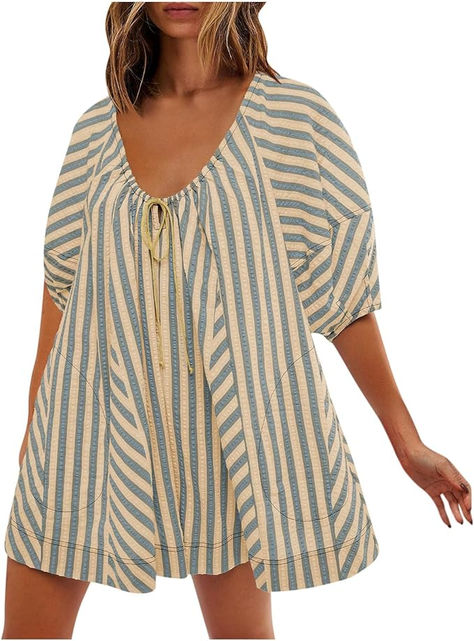 Vacation Outfits for Women Beach Outfits for Women Travel Outfits for Women Country Concert Outfits for Women Summer Outfits for Women Outfits for Women Going Out Outfits for Women Casual Outfits for Women Beach Vacation Outfits for Women Summer Outfits for Women Vacation Tropical Outfits Womens Womens Free People Summer, Striped Jumpsuit, Short Jumpsuit, Rompers, Jumpsuit, For Women