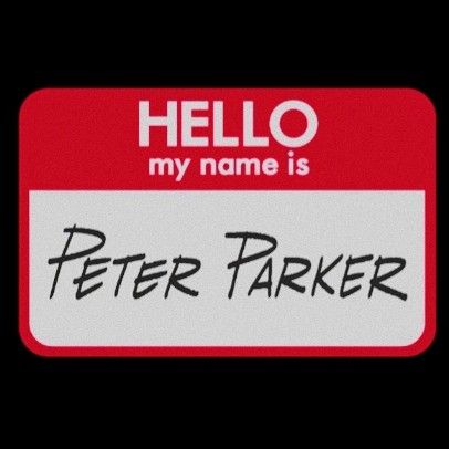 Spider Man Name Ideas, Spiderman Name Logo, Spider Man Aesthetic Icon, Marvel Peter Parker, Spiderman Icons, Verse Aesthetic, Deadpool Daredevil, Peter B Parker, Spiderman Into The Spider Verse