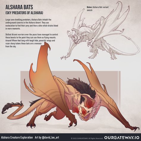 Bat Monster Concept Art, Bat Creature Concept Art, Dragon Creature Design, Bat Dragon Art, Bat Concept Art, Fantasy Creature Concept Art, Monster Creature Design, Kaiju Concept Art, Creatures Rpg