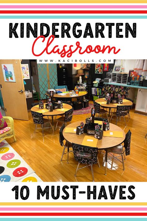 Kindergarten Class Organization, Set Up Kindergarten Classroom, First Year Kindergarten Teacher Must Haves, Organized Kindergarten Classroom, Preschool Classroom Needs, Decorating Kindergarten Classroom, Kindergarten Classroom Must Haves Teachers, Classroom Setup Kindergarten Layout, Kindergarten Classroom Play Area